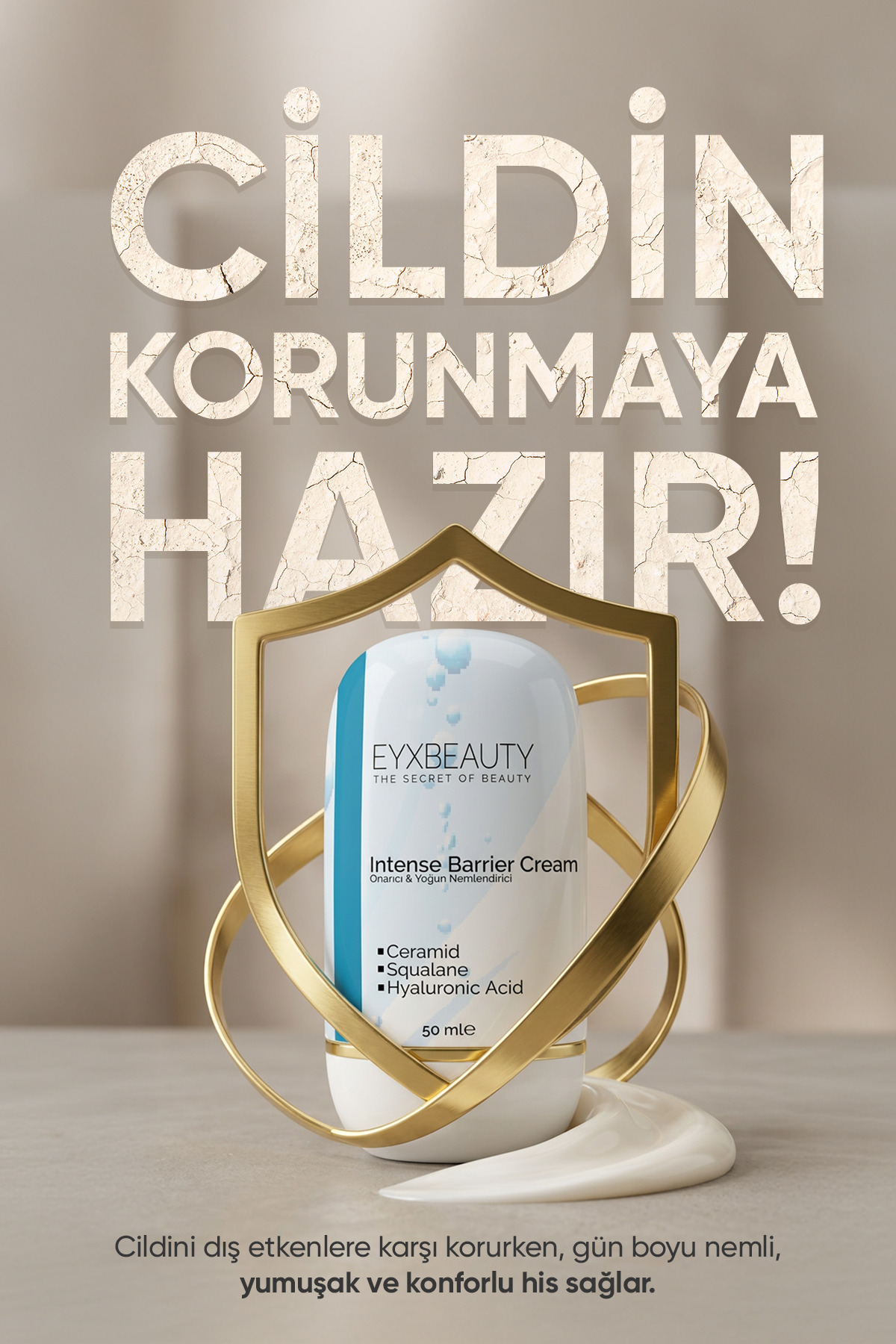 کرم ترمیم کننده و مرطوب کننده قوی ۵۰ میلی لیتر — EYXBEAUTY09 — تصویر 2 از 3