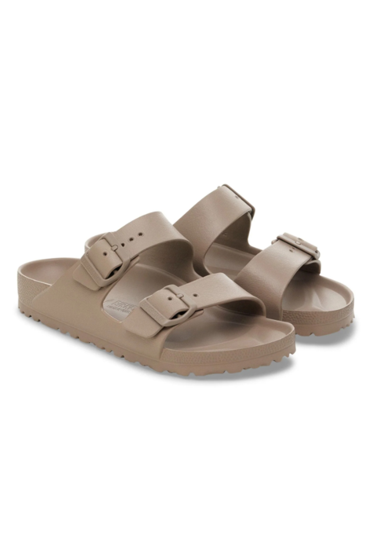 ARIZONA EVA WATER RESISTANT MILKY BROWN DOUBLE BAND WOMEN'S SLIPPERS 1030466