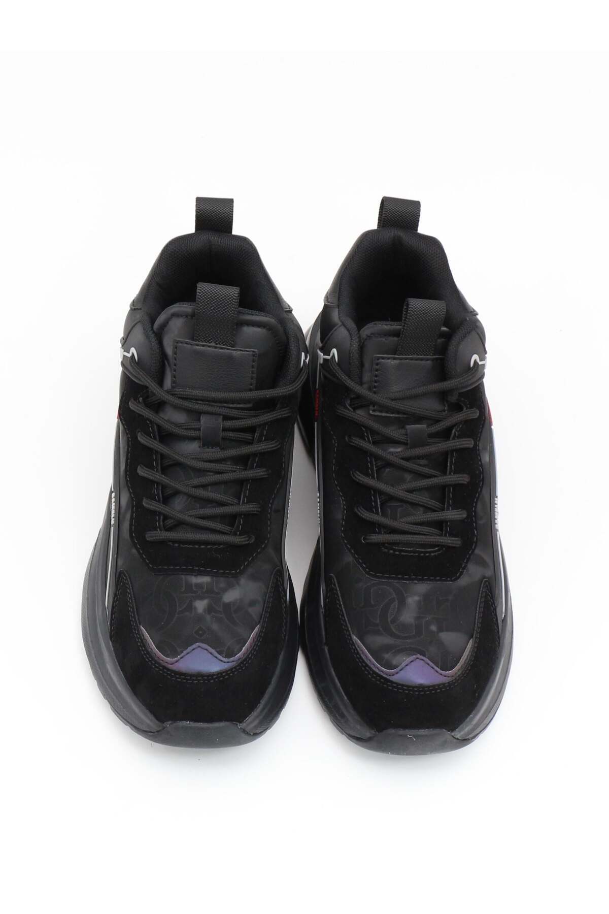 کفش کتانی مردانه Went Black Fashion Sole — مشکی TXD047007E3832 — تصویر 6 از 7