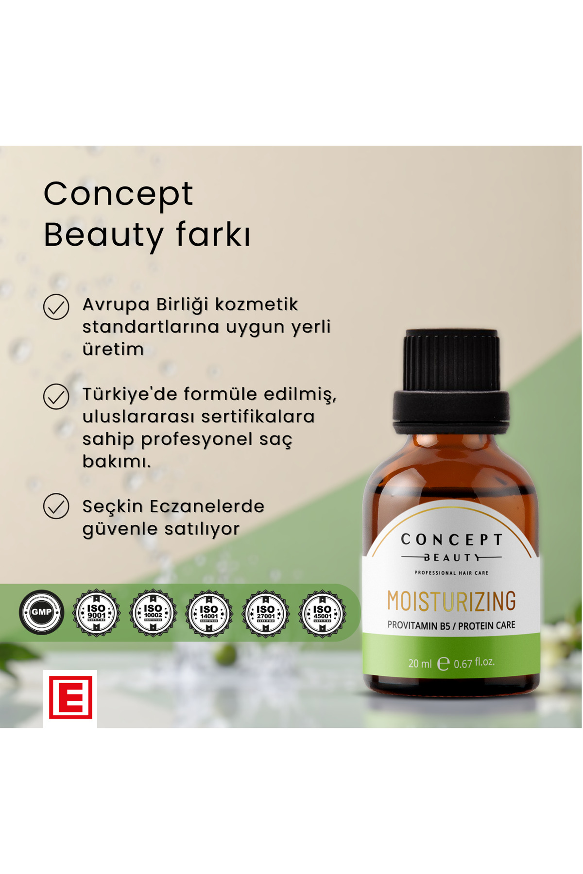 Nemlendirici Saç Bakım Shot'ı - Besleyici Ve Yoğun Nemlendirici Serum ( 20 Ml ) — CB004 — تصویر 6 از 8