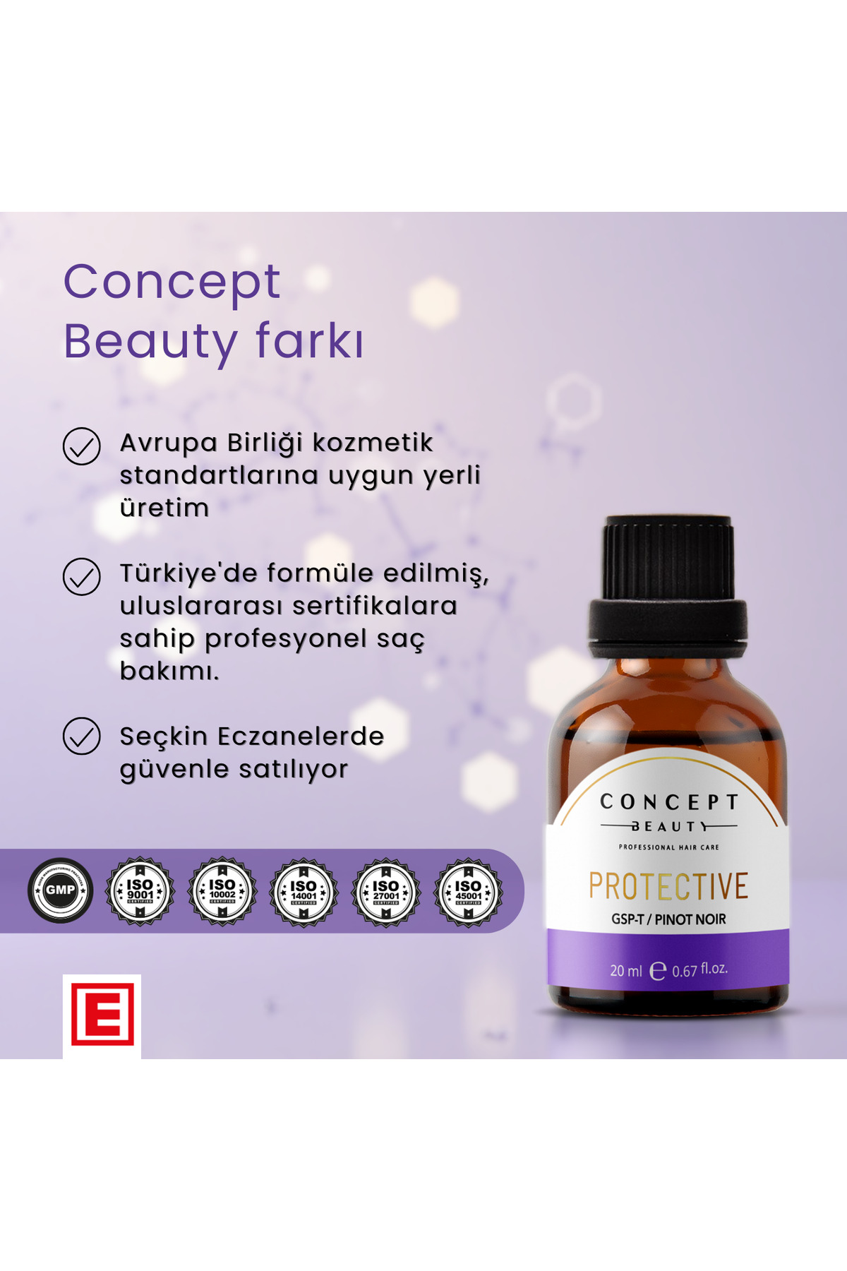 Koruyucu Saç Bakım Shot'ı - Renk Koruyucu Saç Bakım Serumu ( 20 ML ) — PRTC1 — تصویر 6 از 8