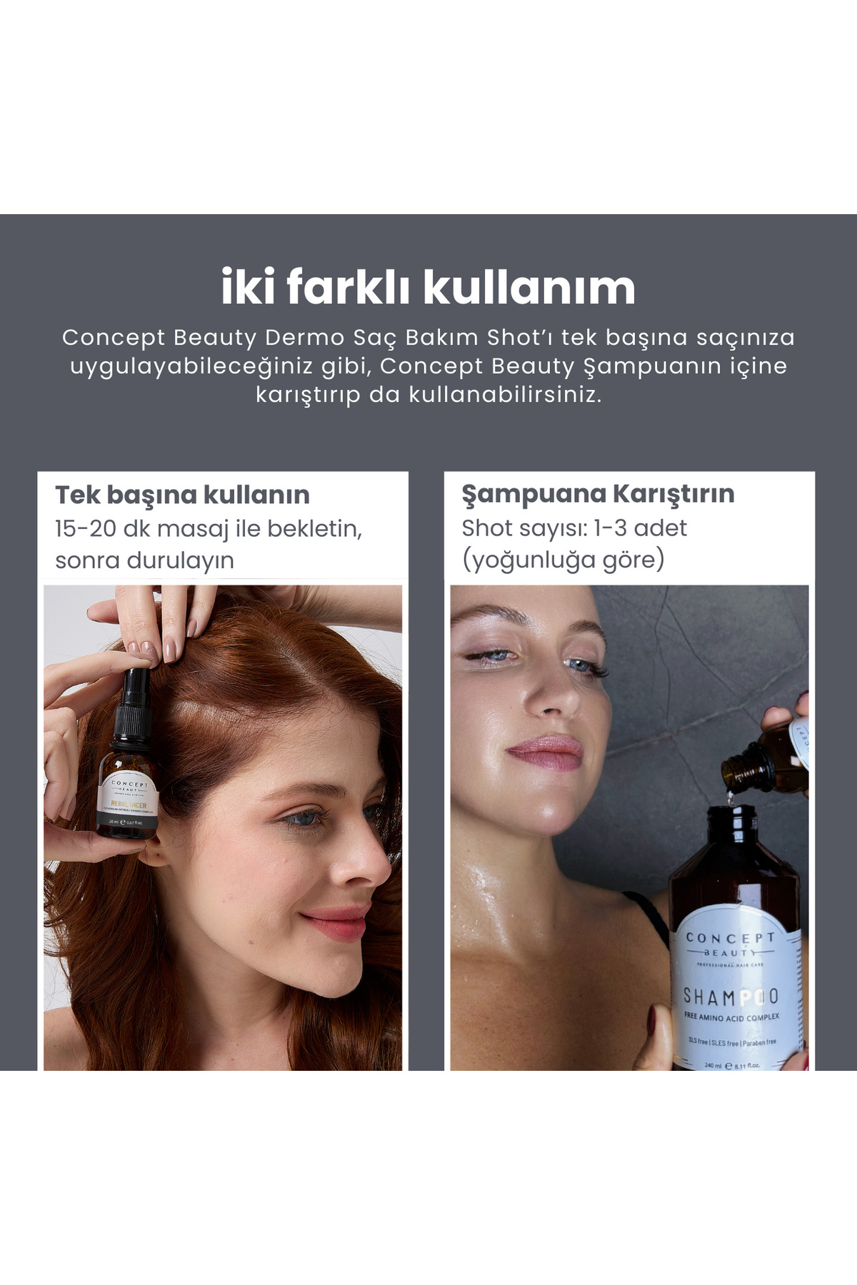 Yağlanma Dengeleyici Saç Bakım Shot'ı - Yağlanma Karşıtı Saç Bakım Serumu ( 20 ML ) — RBL1 — تصویر 4 از 7