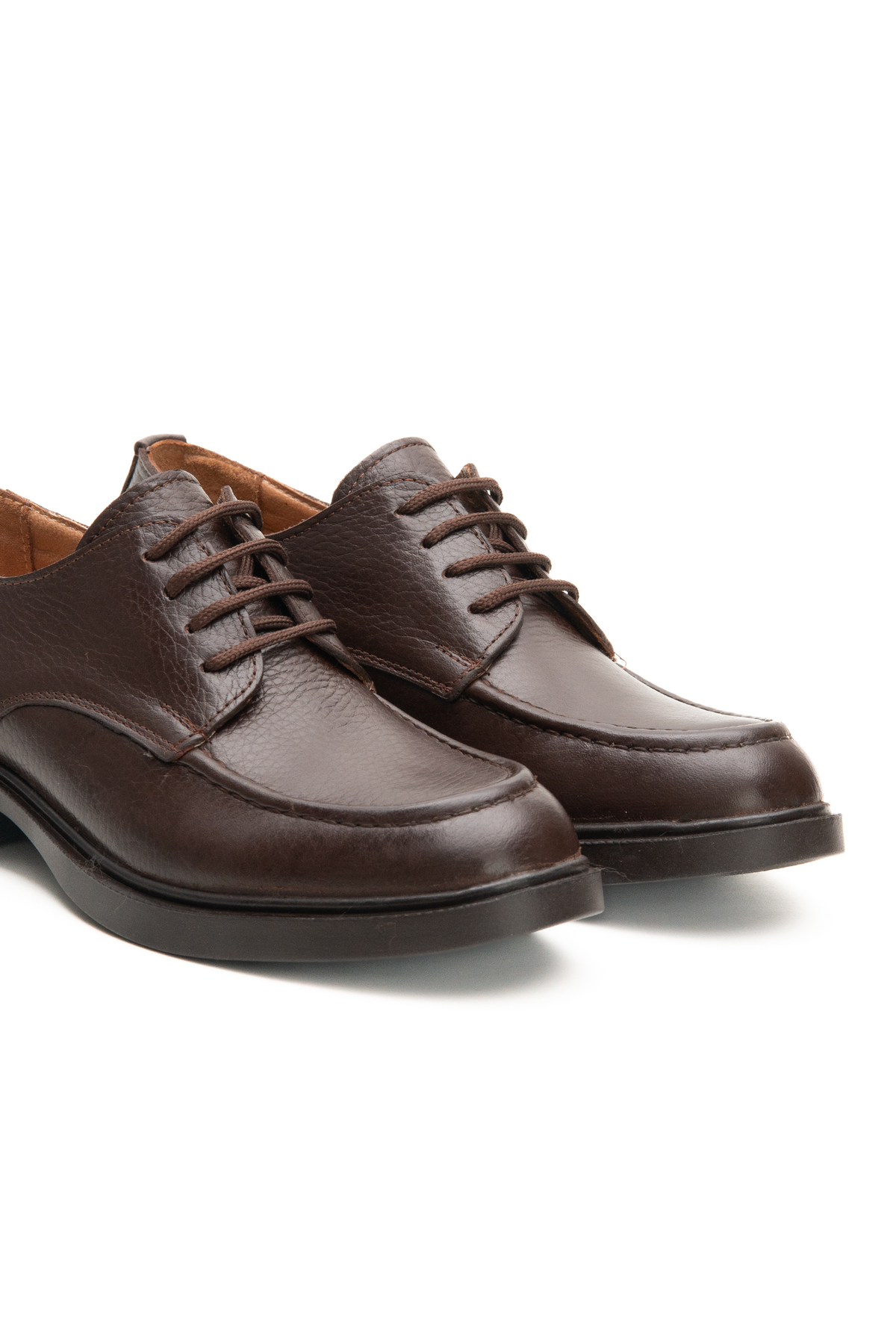 Bulls & Gulls Bağcıklı Kadın Loafer Ayakkabı Hakiki Deri Kauçuk Taban görsel 7