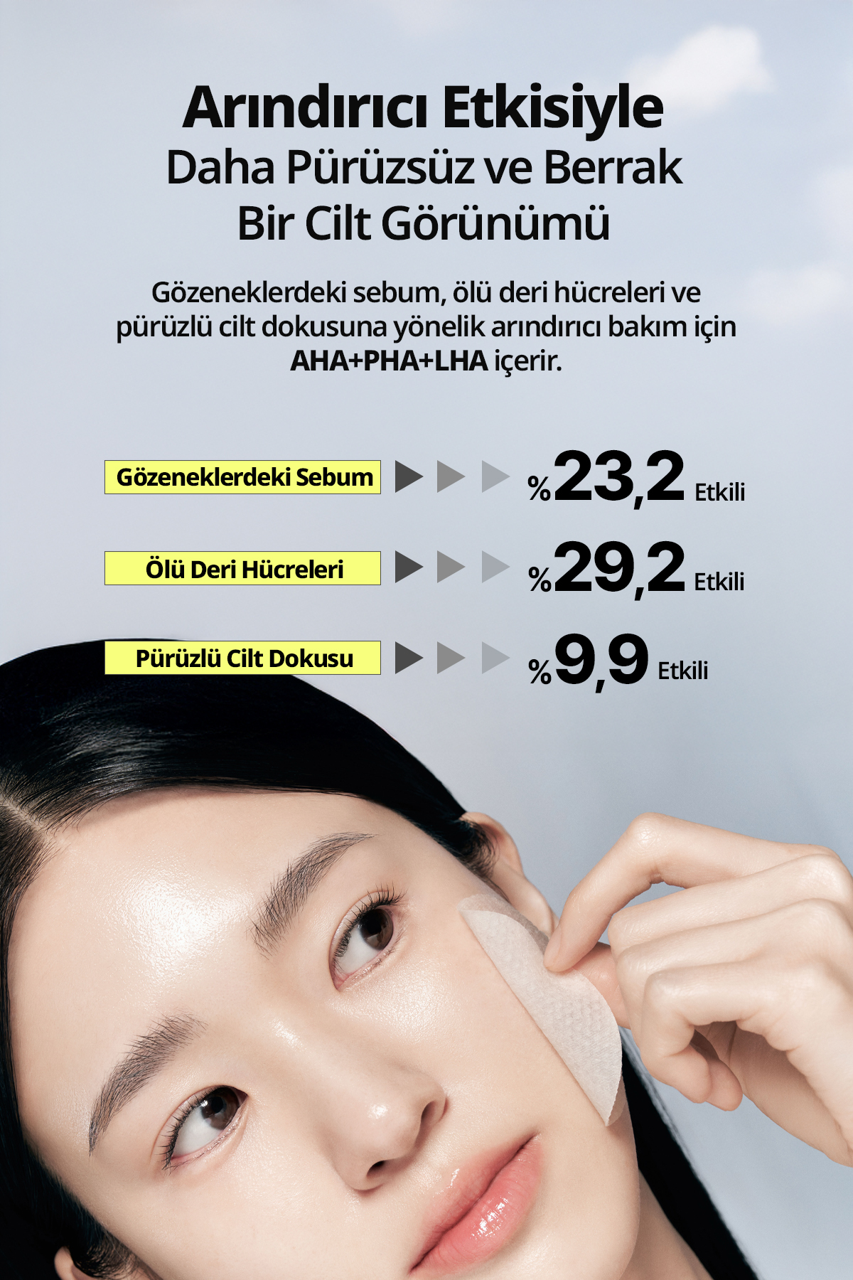Yeşil Mandalina Özlü, Leke Karşıtı Tonik Ped GOODAL Green Tangerine Vita C Dark Spot Care Pad α 70Ad — 6929 — تصویر 6 از 9