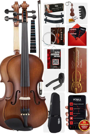 Midex Lma-644-pak Profesyonel Keman 4/4 Tam Boy (YASTIK SUSTURUCU YEDEK TEL Ç...