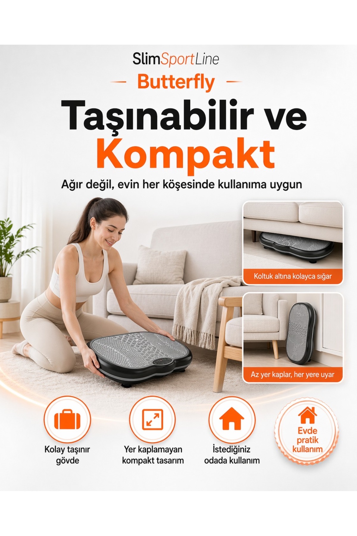 SlimSportLine 3D ÇİFT MOTORLU SALINIM VE TİTREŞİMLİ ZAYIFLAMA