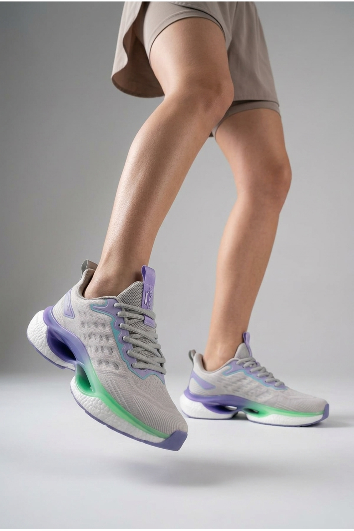 Slazenger ® I WILLOCK Premium Seri Sneaker Kadın Gri Koşu & Yürüyüş Spor Ayakkabısı