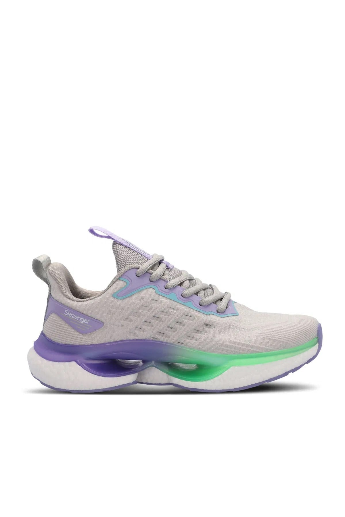 Slazenger ® I WILLOCK Premium Seri Sneaker Kadın Gri Koşu & Yürüyüş Spor Ayakkabısı görsel 3