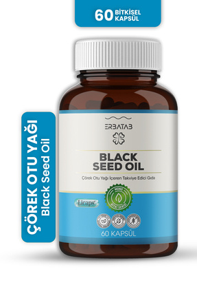 Erbatab Çörek Otu Yağı Black Seed Oil 60 Kapsül Licaps®