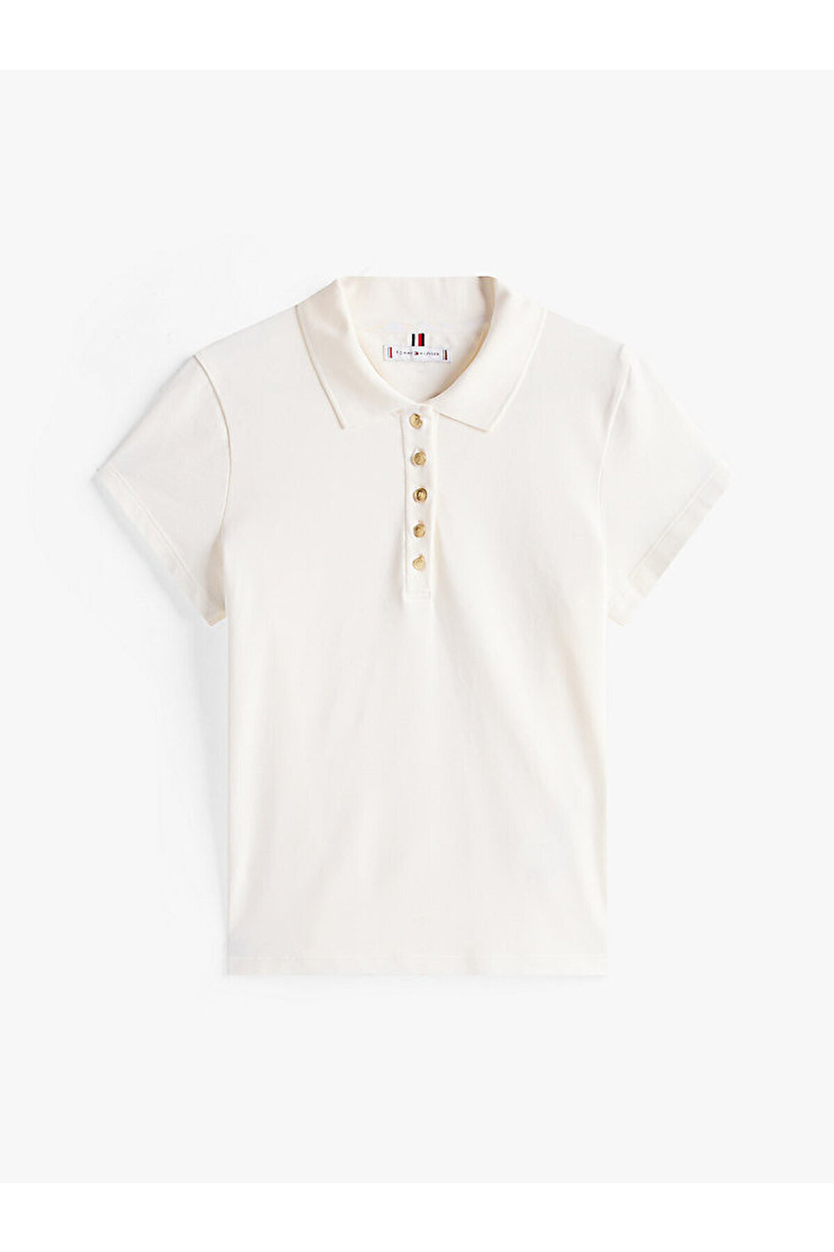 پولوشرت زنانه یقه پلو | تامی هیلفیگر Tommy Hilfiger WW0WW45768YA8 TR - تصویر 5