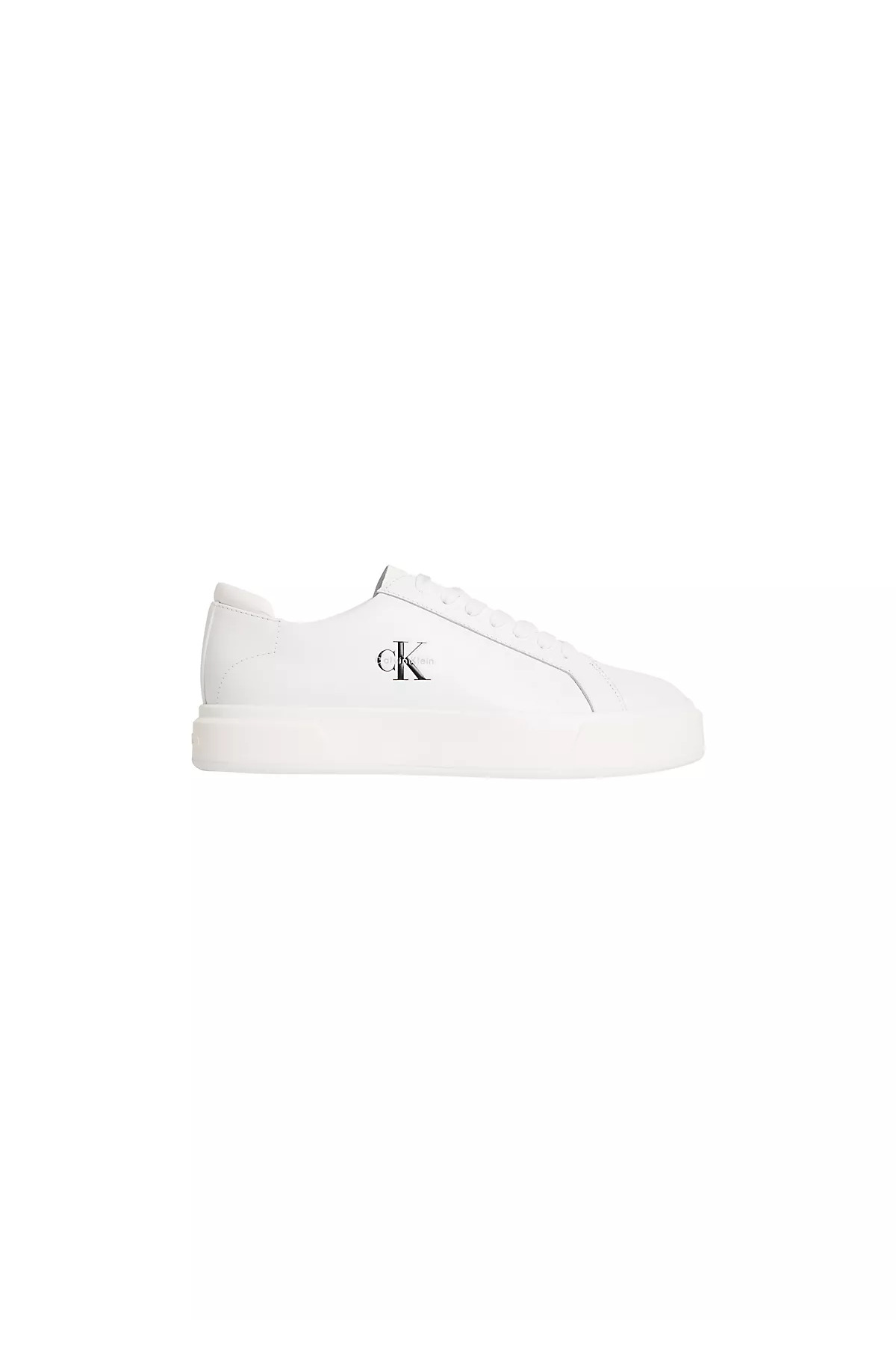 Calvin Klein Basket Cupsole Lace Up Erkek Beyaz Sneaker