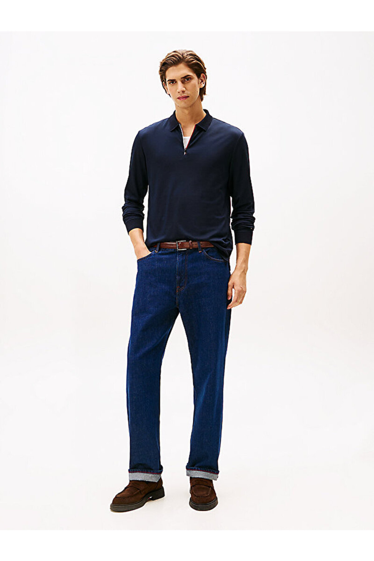 پولوشرت مردانه یقه انگلیسی | تامی هیلفیگر Tommy Hilfiger MW0MW40302 VN - تصویر 3