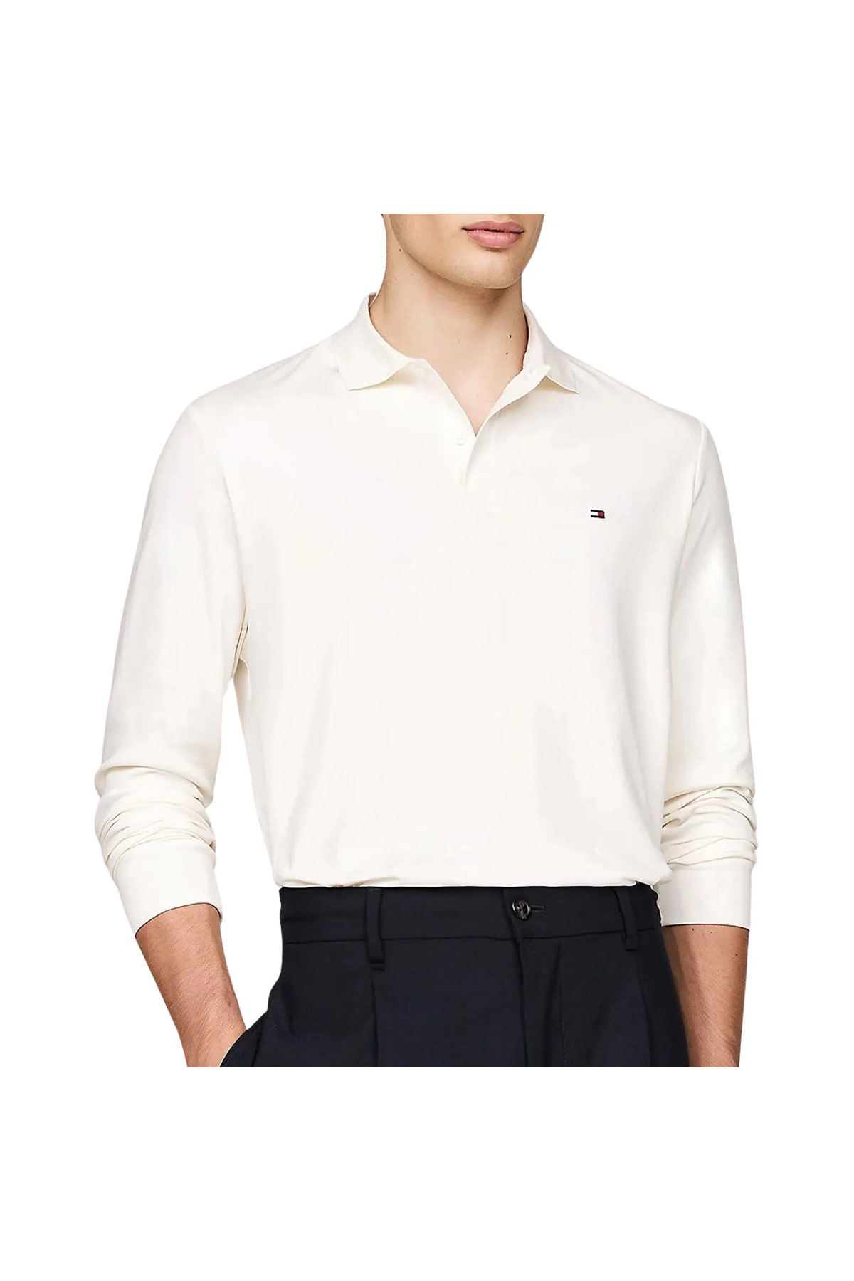 پولوشرت مردانه یقه پلو | تامی هیلفیگر Tommy Hilfiger MW0MW37317 VN - تصویر 2