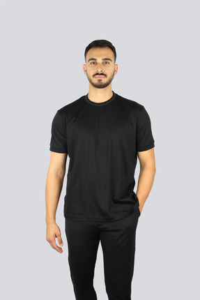Paul&Shark Erkek Regular Fit Pamuklu Yuvarlak Yakalı Shark Logo İşlemeli Kısa...