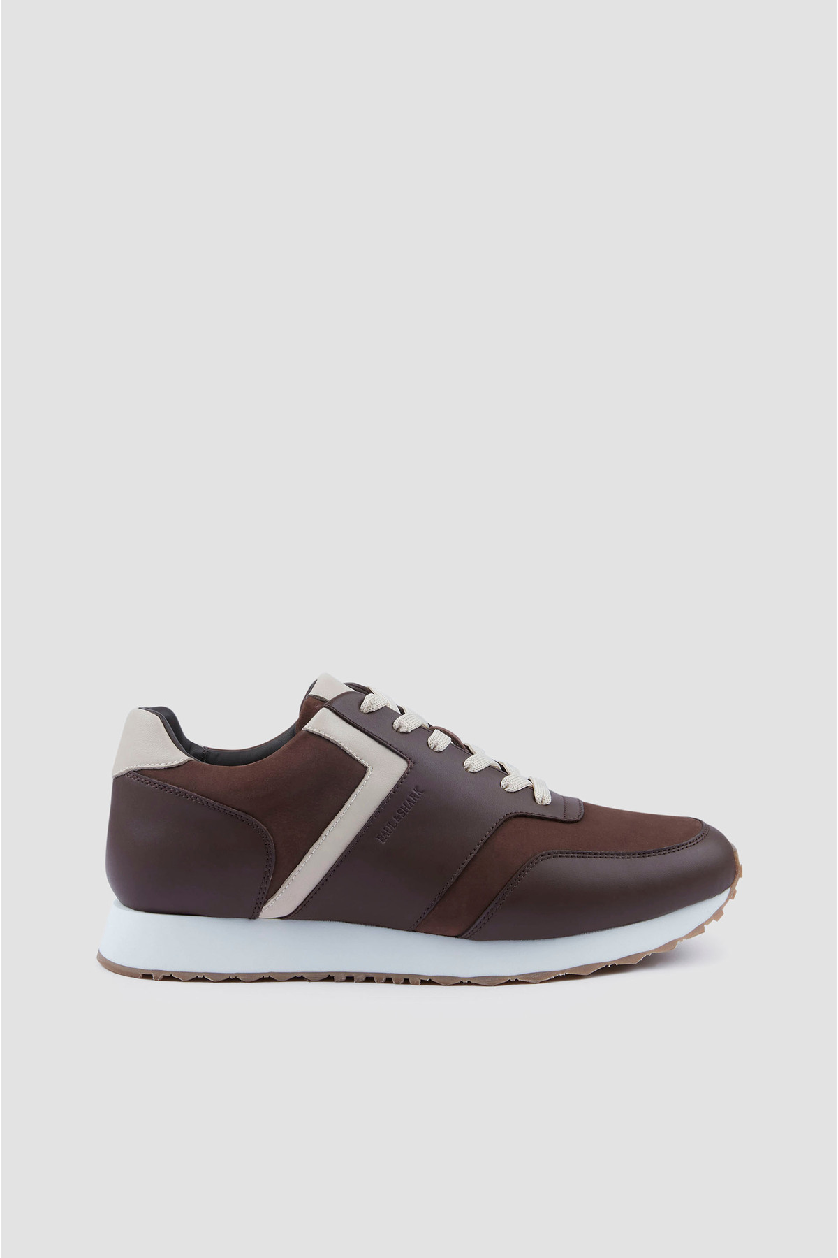 Paul&Shark Erkek Deri ve Süet Kahverengi Sneaker