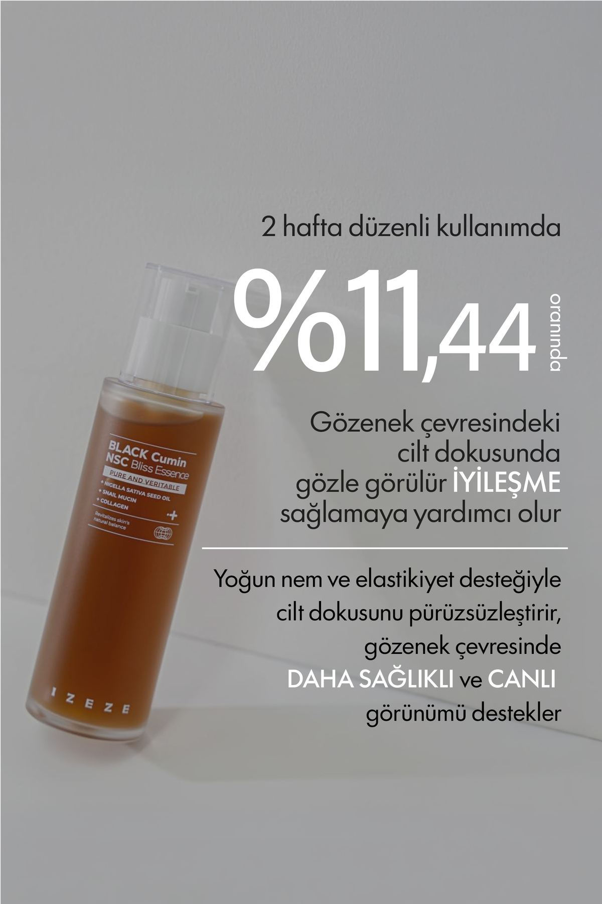 Black Cumin Nsc Bliss Essence, 100ml L Salyangoz Mukus Özü — IZEZE-07 — تصویر 6 از 6