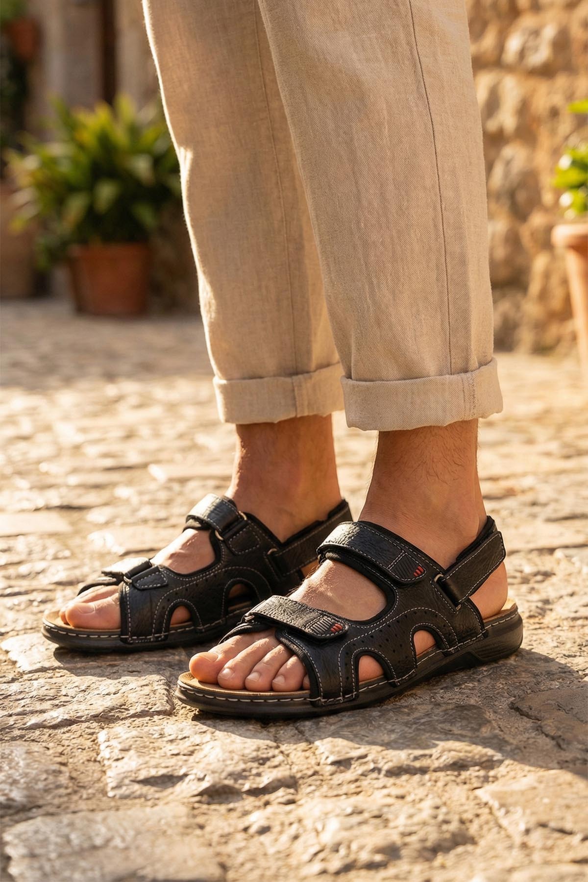 GEZER Yazlık Erkek Sandalet