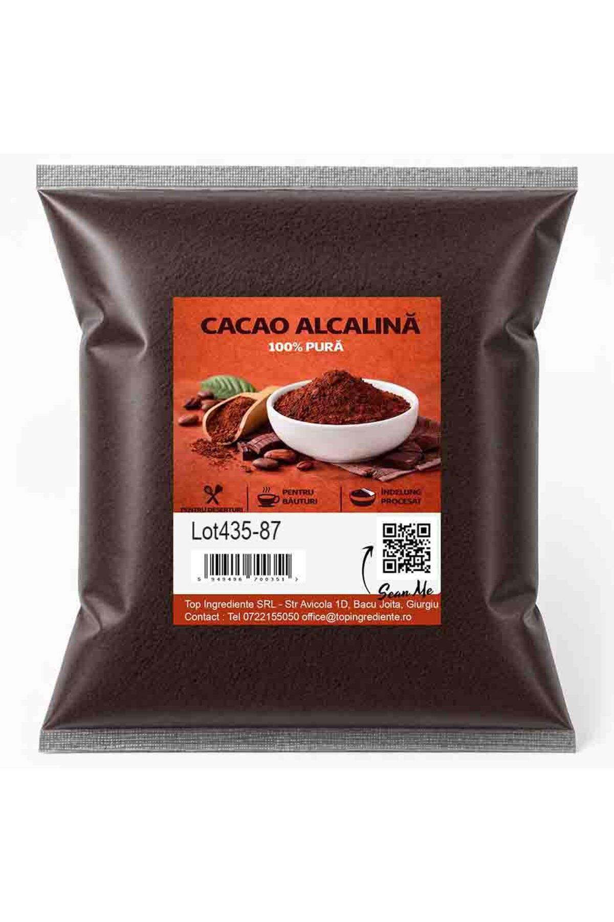 Top Ingrediente Cacao Neagra Alcalina Pudra - 1KG