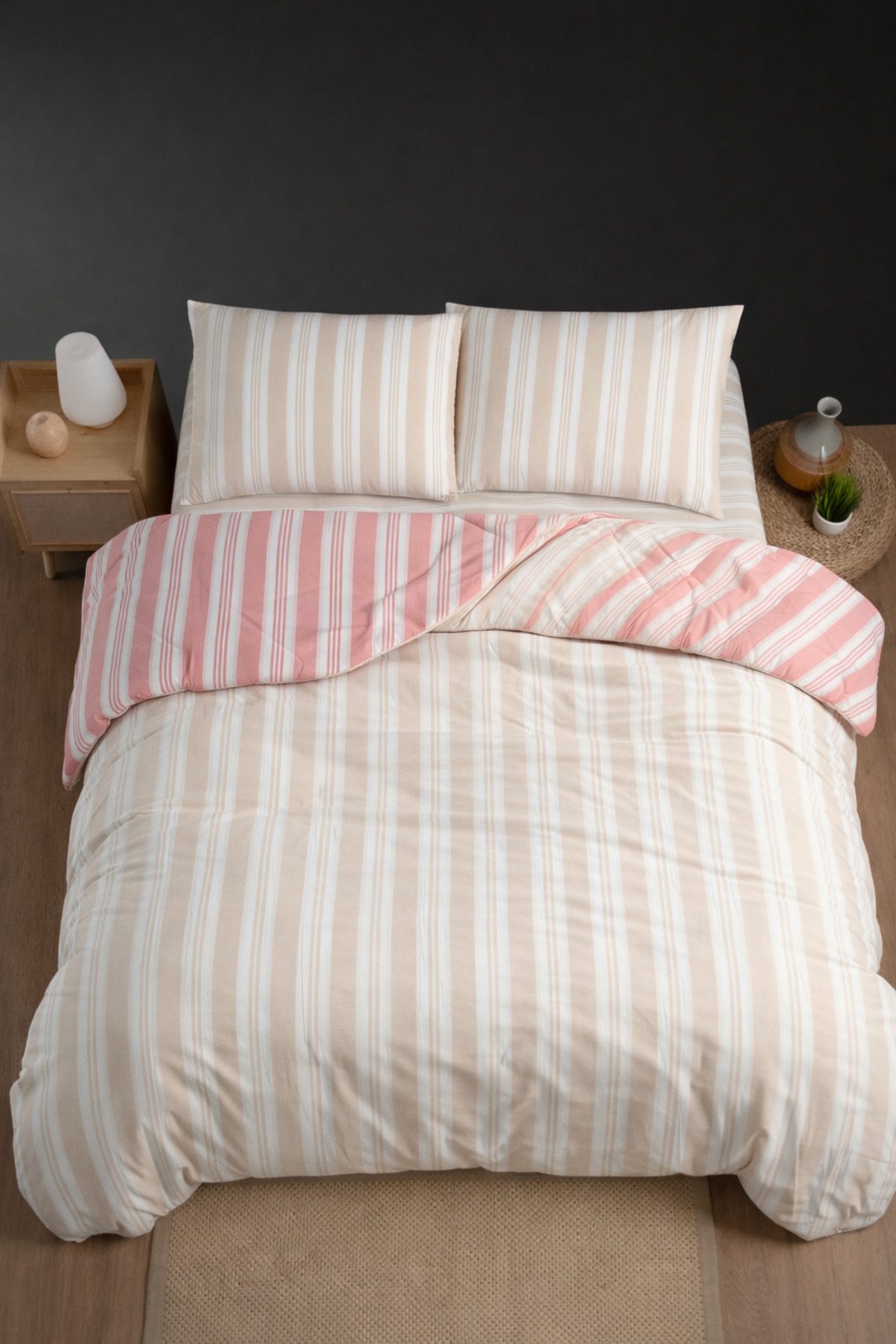 Fabric Box Σετ Παπλωματοθήκη από βαμβάκι - Διπλό Terra