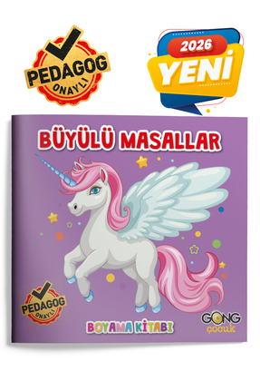 Gong Büyülü Masallar - Boyama Kitabı