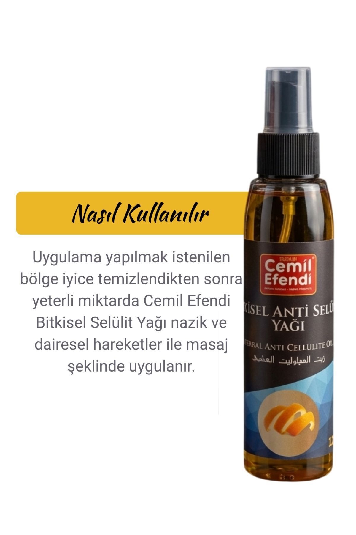 Bitkisel Anti Selülit Yağı 250 ml 2x125 ml — CML038 — تصویر 4 از 5