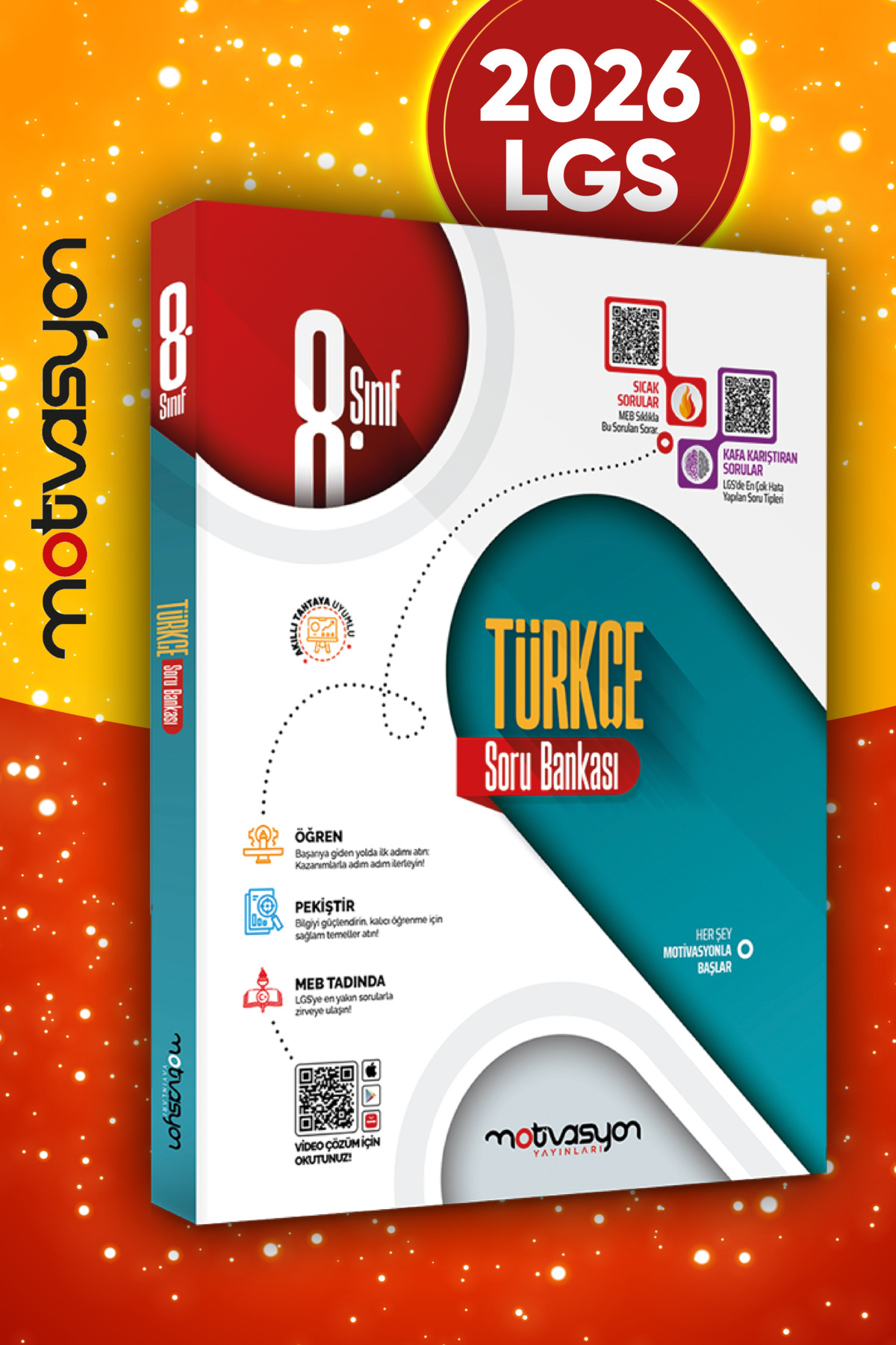 Motivasyon Yayınları 2026 LGS Motivasyon 8. Sınıf Türkçe Soru