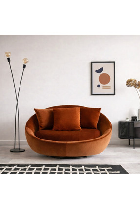 Haliloğlu Osso 360 Derece Döner Berjer (Tarçın) Babyface 09