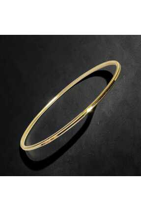 LUNEL Silver 925 Ayar Gümüş 2mm Klasik Ajda Bilezik - 6.4 cm İç Çap (gram gör...