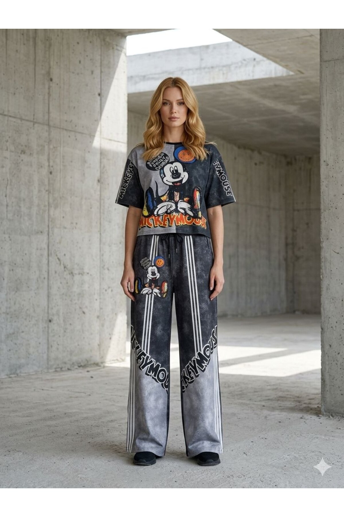 TRENDY CUSTOM STONE PRINT EMBROIDERED TRACKSUIT -SPECIAL STONE PRINT EMBROIDERED TRACKSUIT SET2