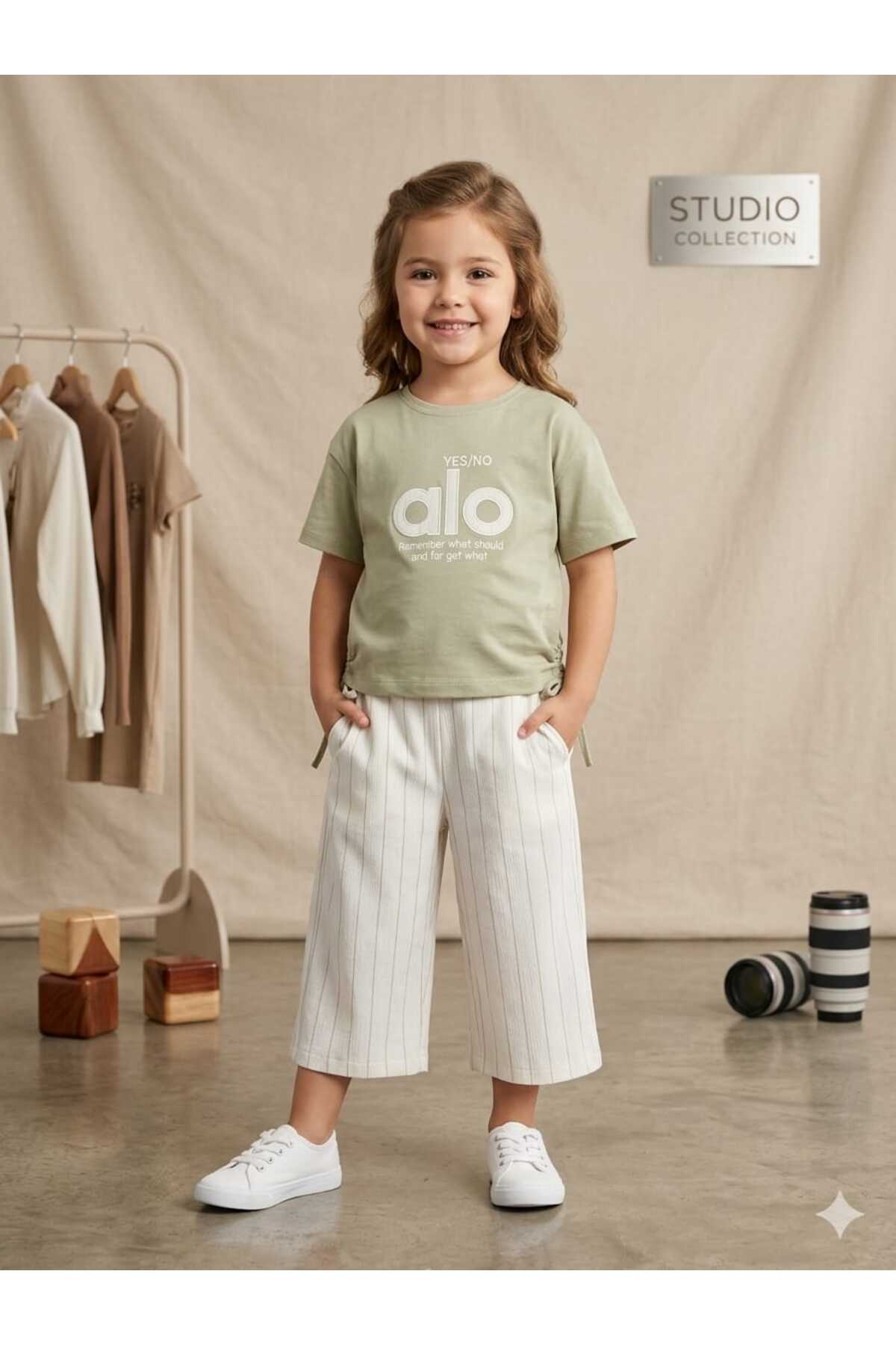 MonAlisa Kids Girl's Summer Alo Set
