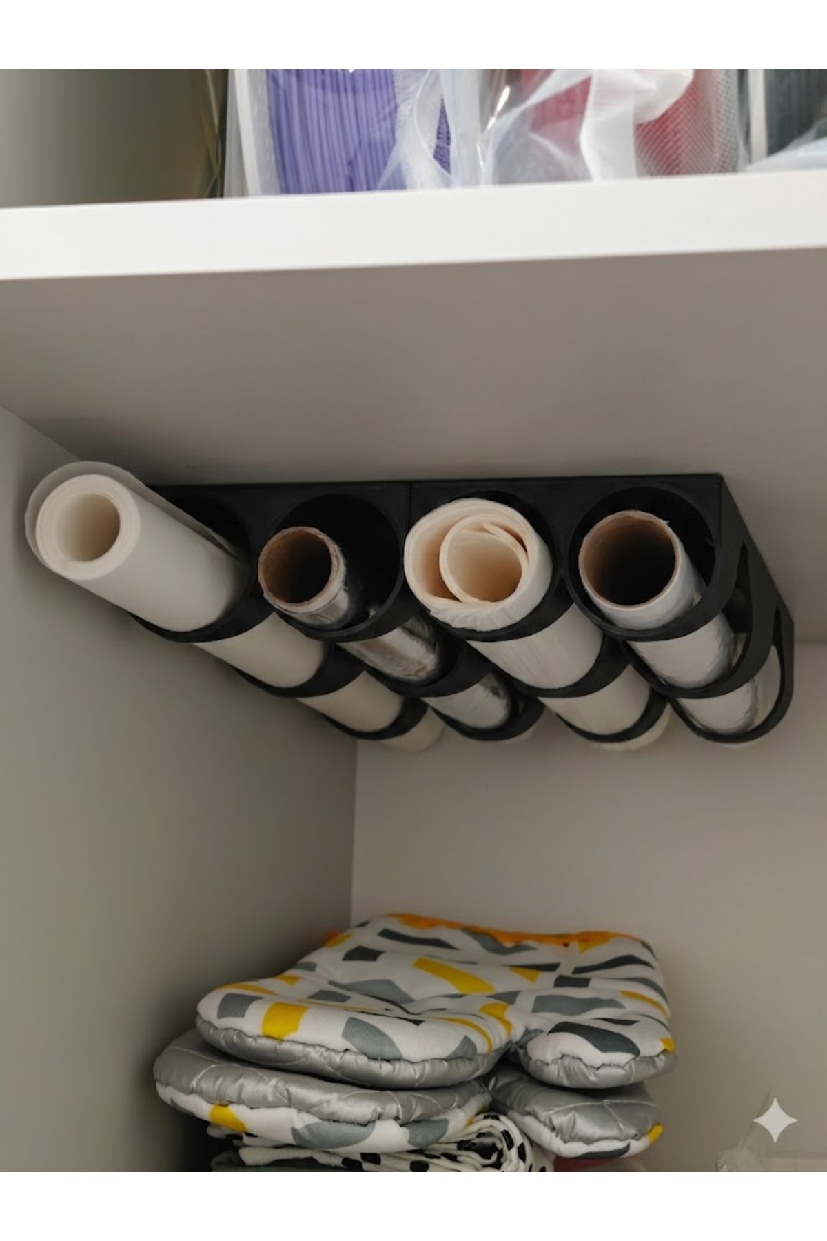Kitchen Roll Holder- Oily Paper ,Foil, Stretch Film Editor (1 pc, 2 hoppers shipped)