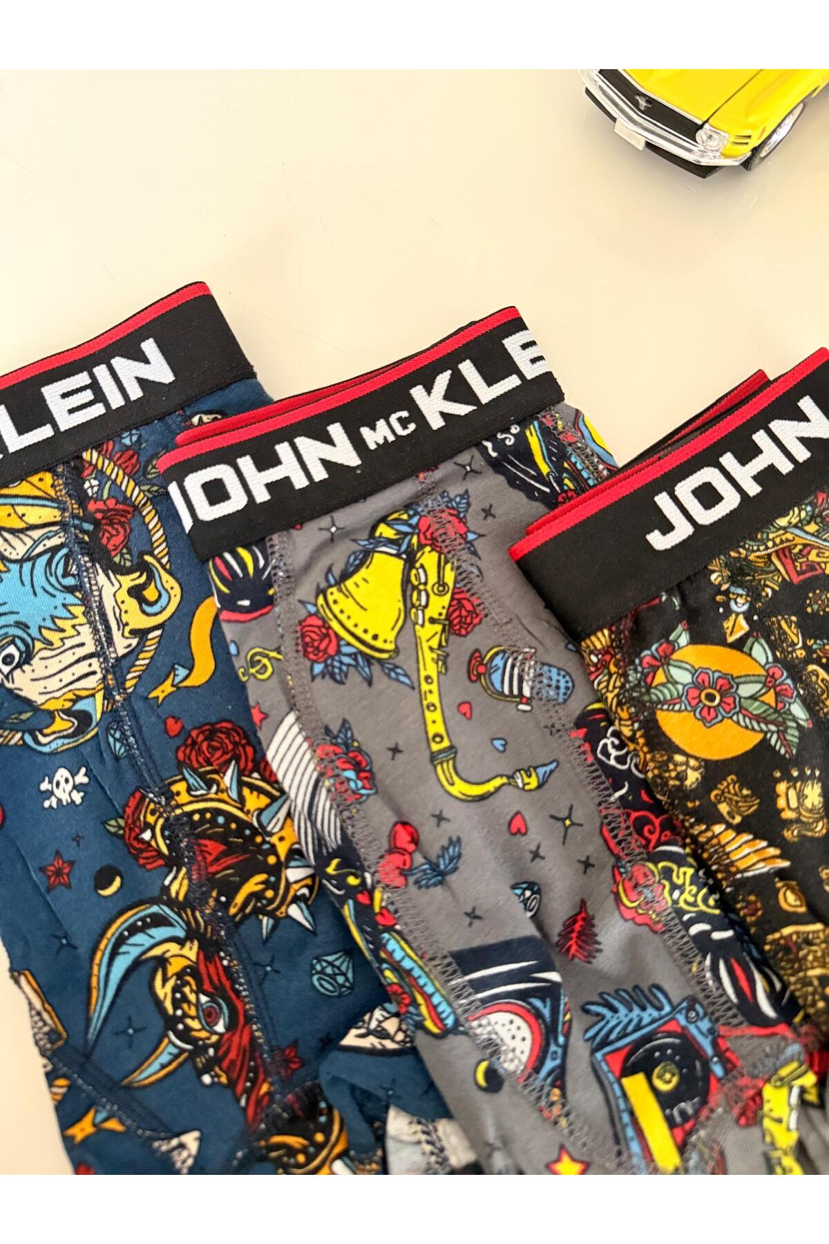 Noname Desenli Boxer 3'lü Paket görsel 5