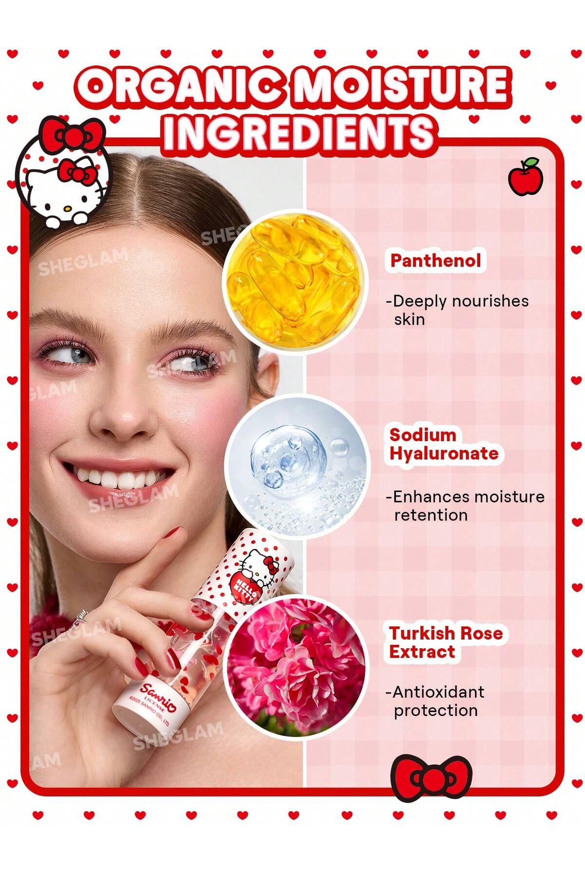 Hello Kitty x Jelly Amor Nemlendirici Makyaj Bazı (Hydrating Primer) Gözenek Gizleyici — سفید sb2412276591968785 — تصویر 4 از 5