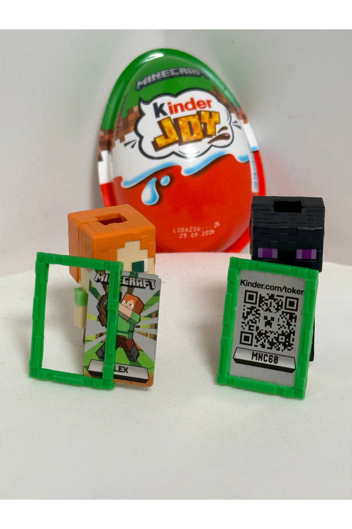 Lades Minecraft Kinder Joy Jeton Çerçevesi 5 adet (sadece Cerceve