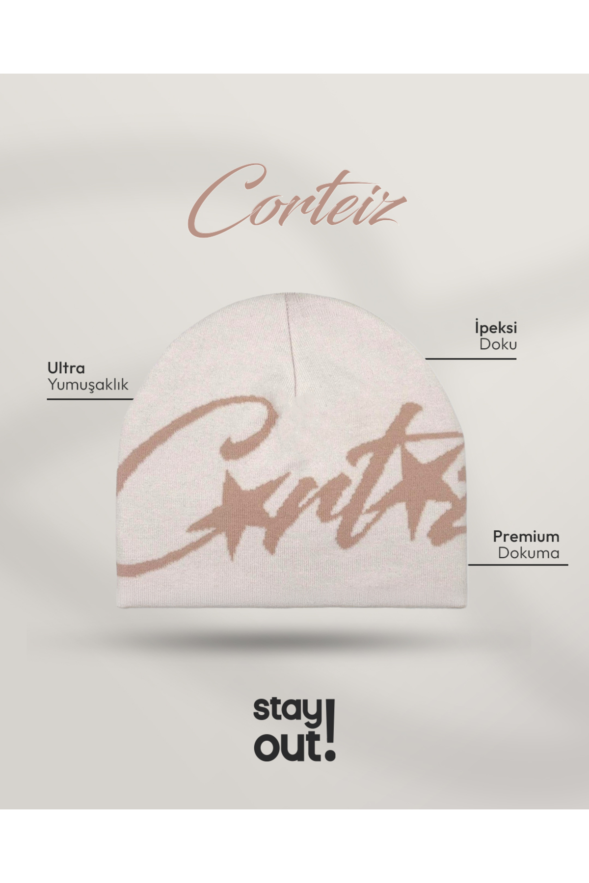 Stay Out Corteiz Premium Bere görsel 2