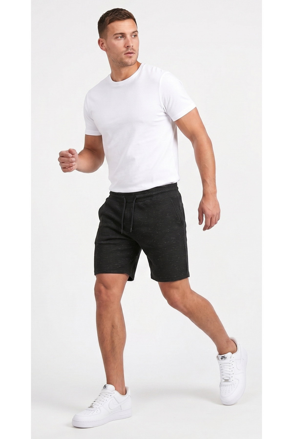 just wear zt Günlük Rahat Kesim Unisex Şort görsel 2