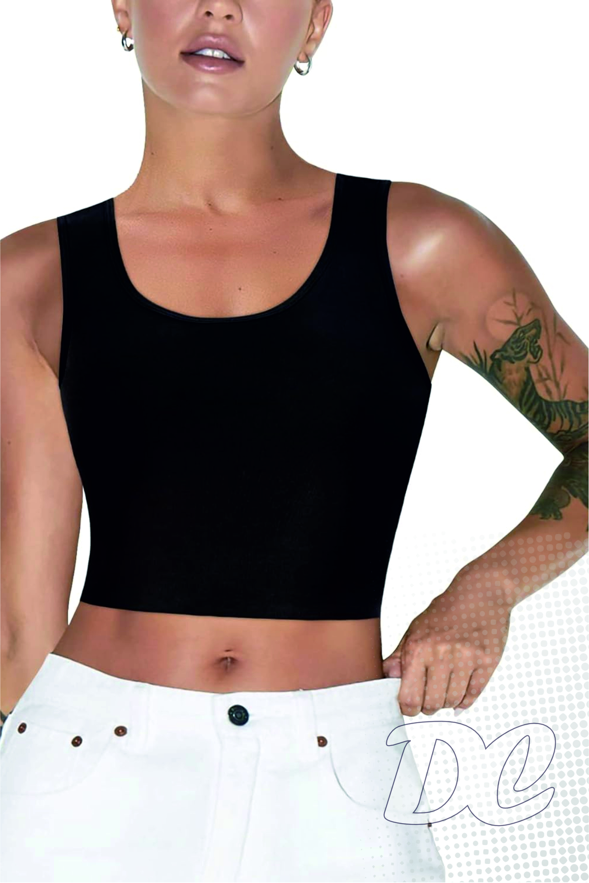 DC Göğüs sıkıştırma tomboy göğüs gizleme korsesi chest binding corset görsel 3