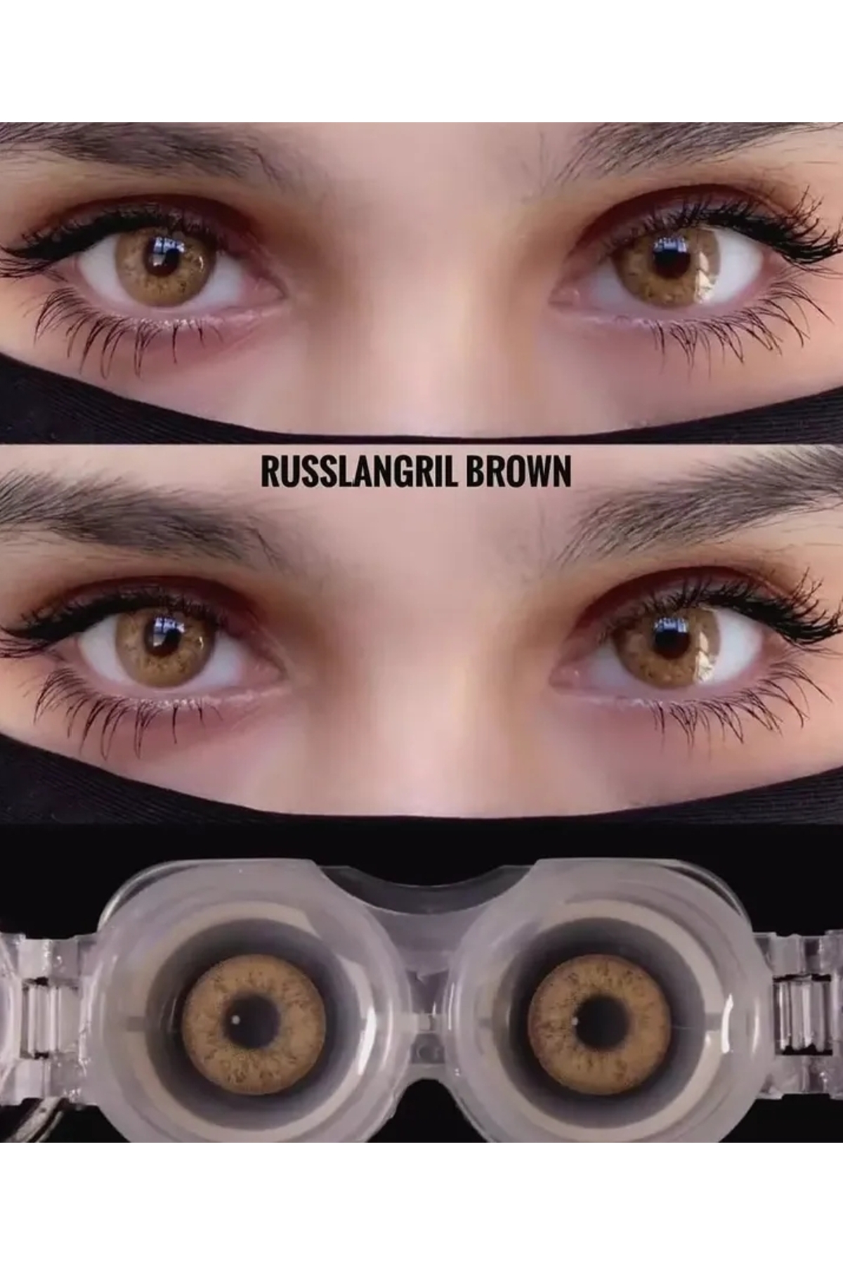 Eyeshop RUSSIANGIRL BROWN Göz Lensi Numarasız Damarlı Doğal Görünümlü Kulanım Suresi 12 Ay - Fiyatı, Yorumları