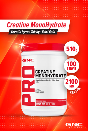 GNC Creatine MonoHydrate – 510 g (100 servis)