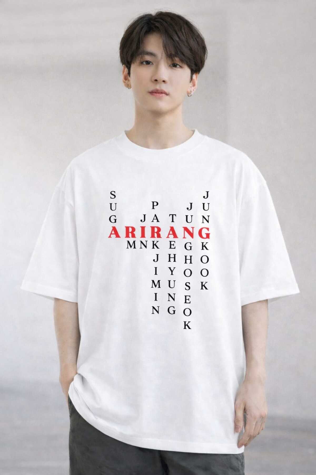 Arirang World Tour BTS Printed Oversize T-Shirt