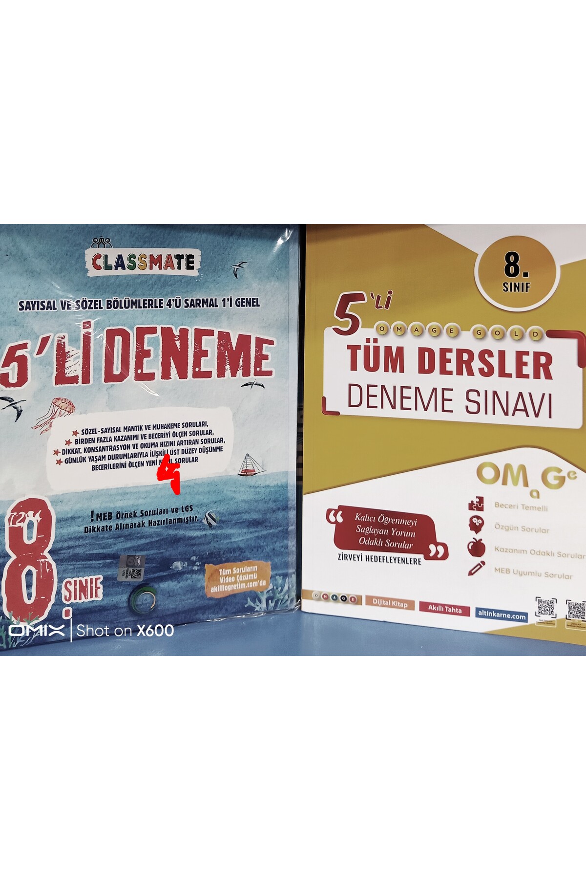 Okyanus Yayınları okyanus+nartest omega 8.sınıf lgs tüm dersler