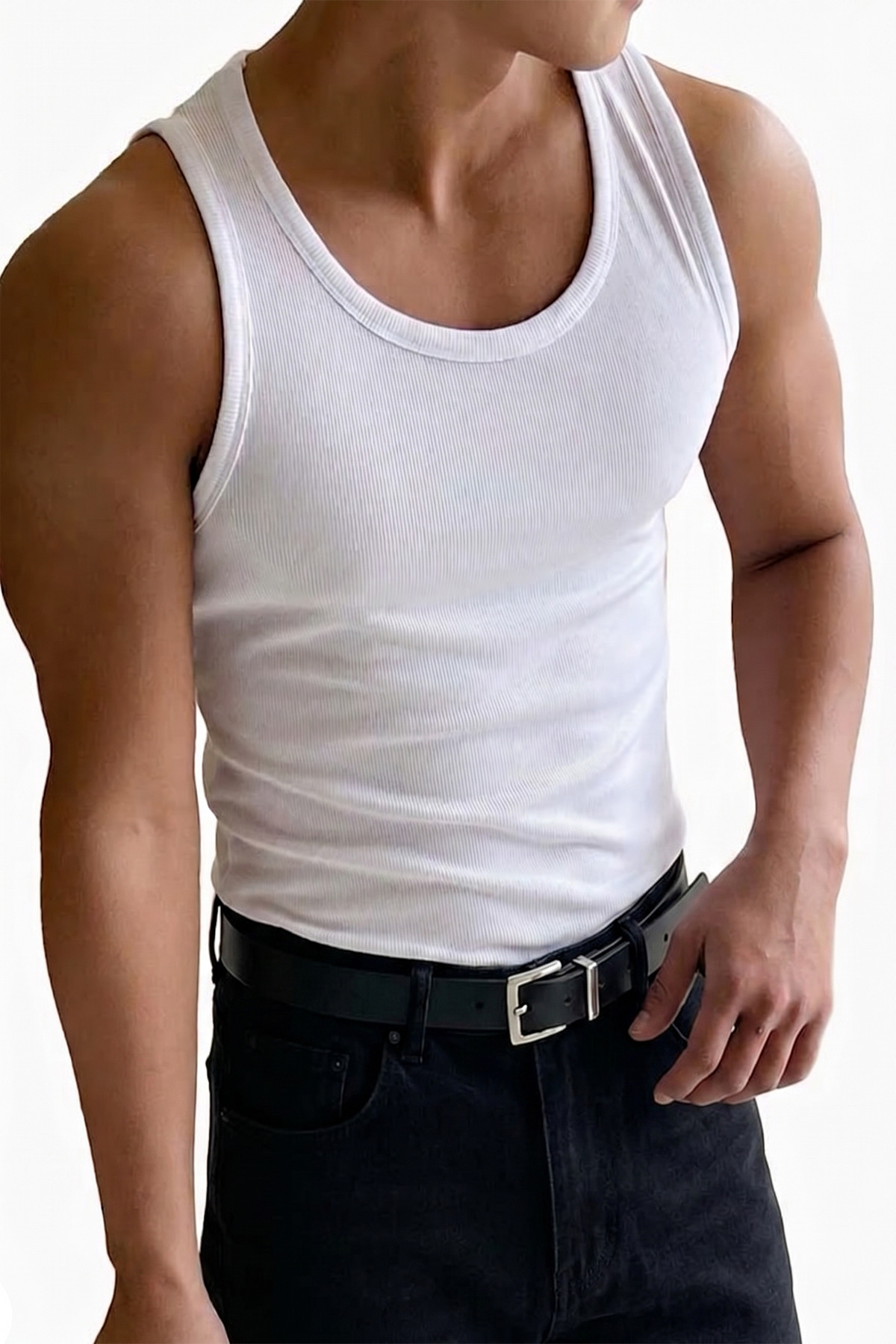 Men's Halter Neck Slim Fit Lycra Sports Singlet