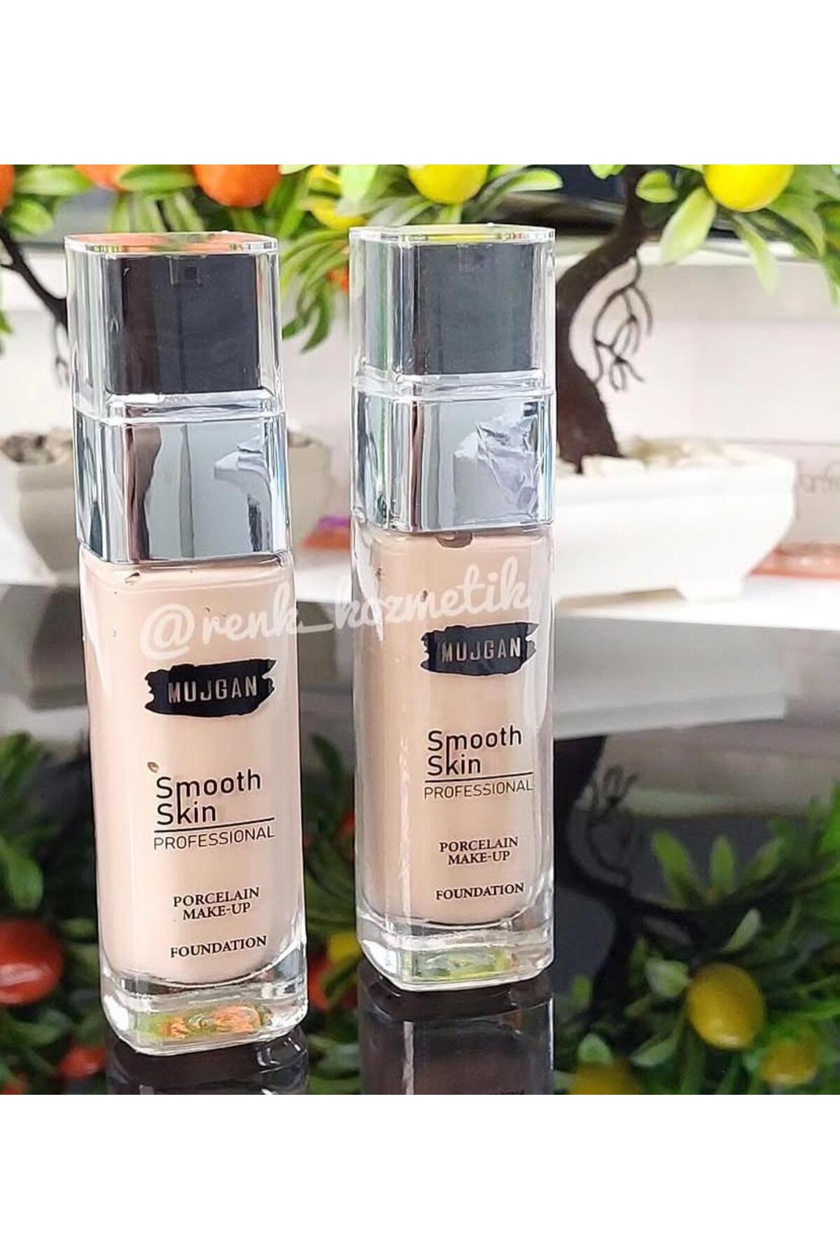 GÖZDEM BİJUTERİ Mujgan Smooth Skin Professional Porcelain Make Up Foundation Porselen Fondöten