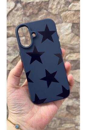 Vip Case iPhone 16 Plus Uyumlu Star Silikon Darbe Emici Klasik Korumalı Rubbe...