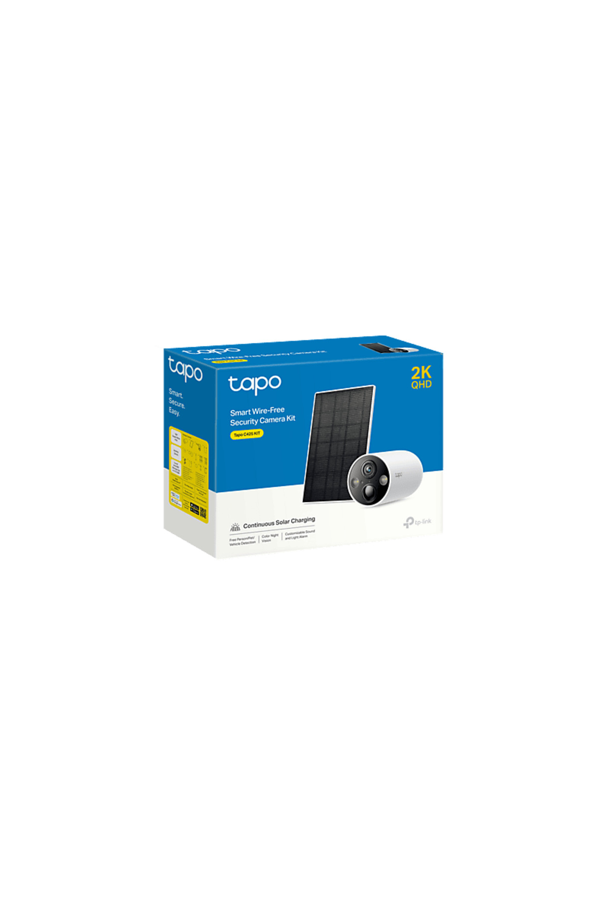 Tp-Link Tapo C425 KIT | Kablosuz Bataryalı Kamera | 2K 4MP | AI