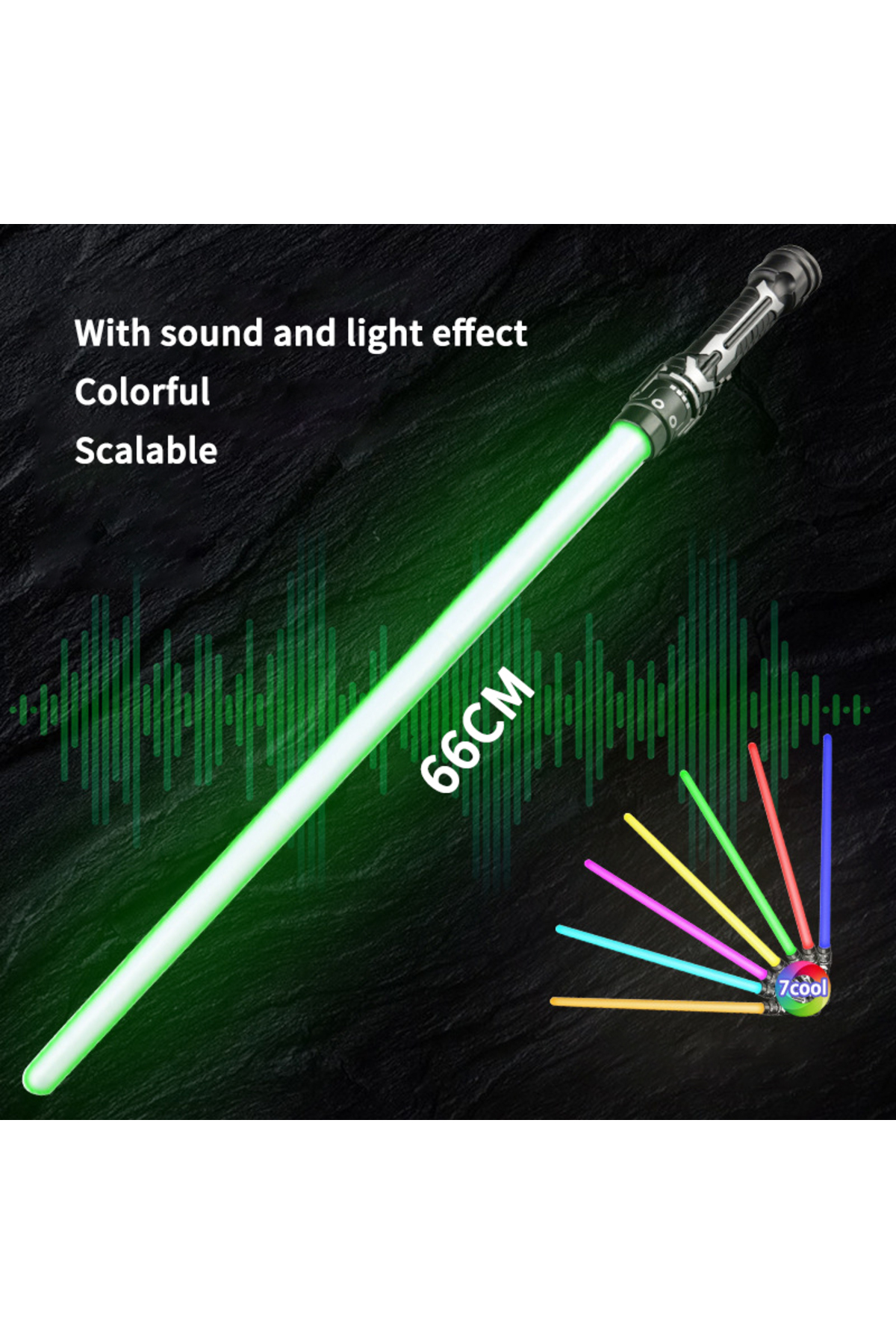 Colorful glowing sword games, laser sword, double...