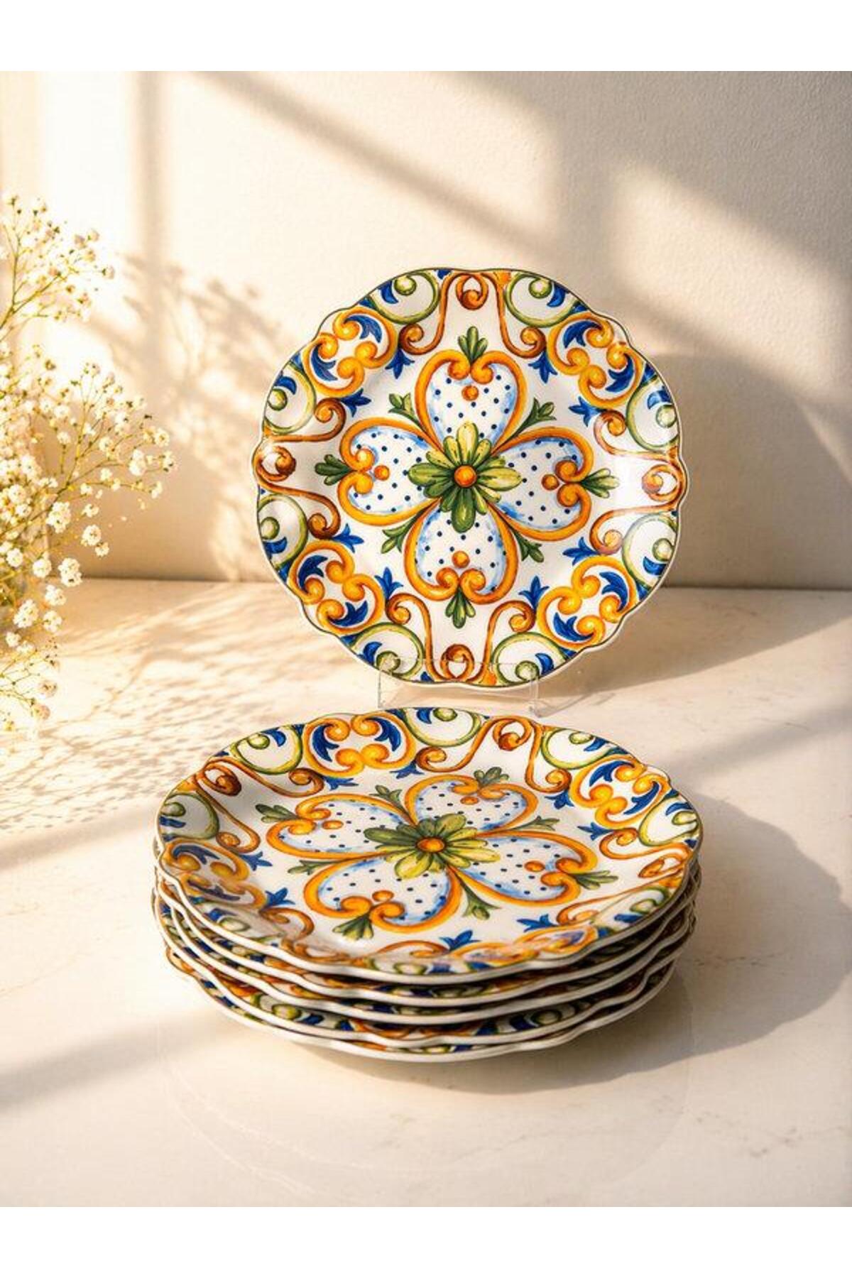Mikasa Moor Porselen Pasta Tabak 6'lı 19 Cm Amalfi - Fiyatı, Yorumları