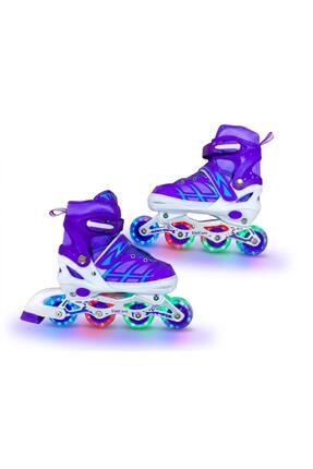 Tommybaby Paten Işıklı Ayarlanabilir (2+2 veya 2+1+1) Işıklı Ledli Pateni