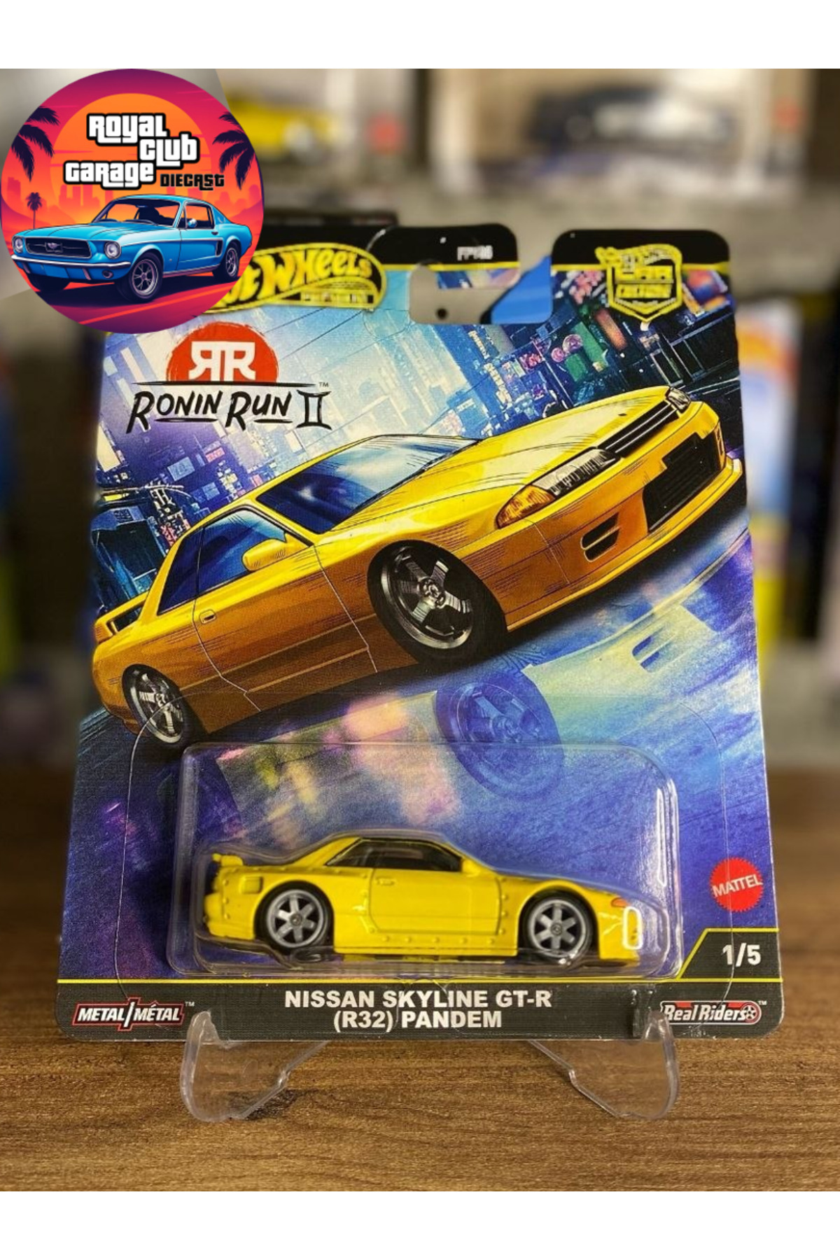 HOT WHEELS Nissan Skyline GT-R (R32) Pandem - Ronin Run II - Car