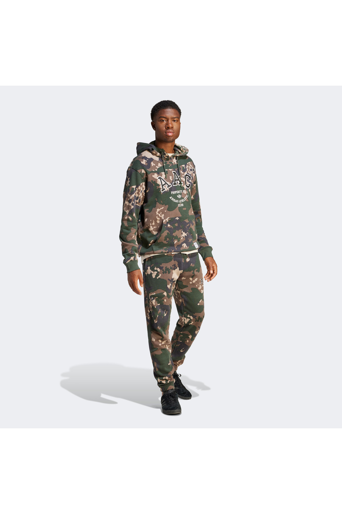 トップス 00s 11154 camouflage lace up hoodie adidas ACC Camo Erkek Yeşil Hoodie - Fiyatı, Yorumları